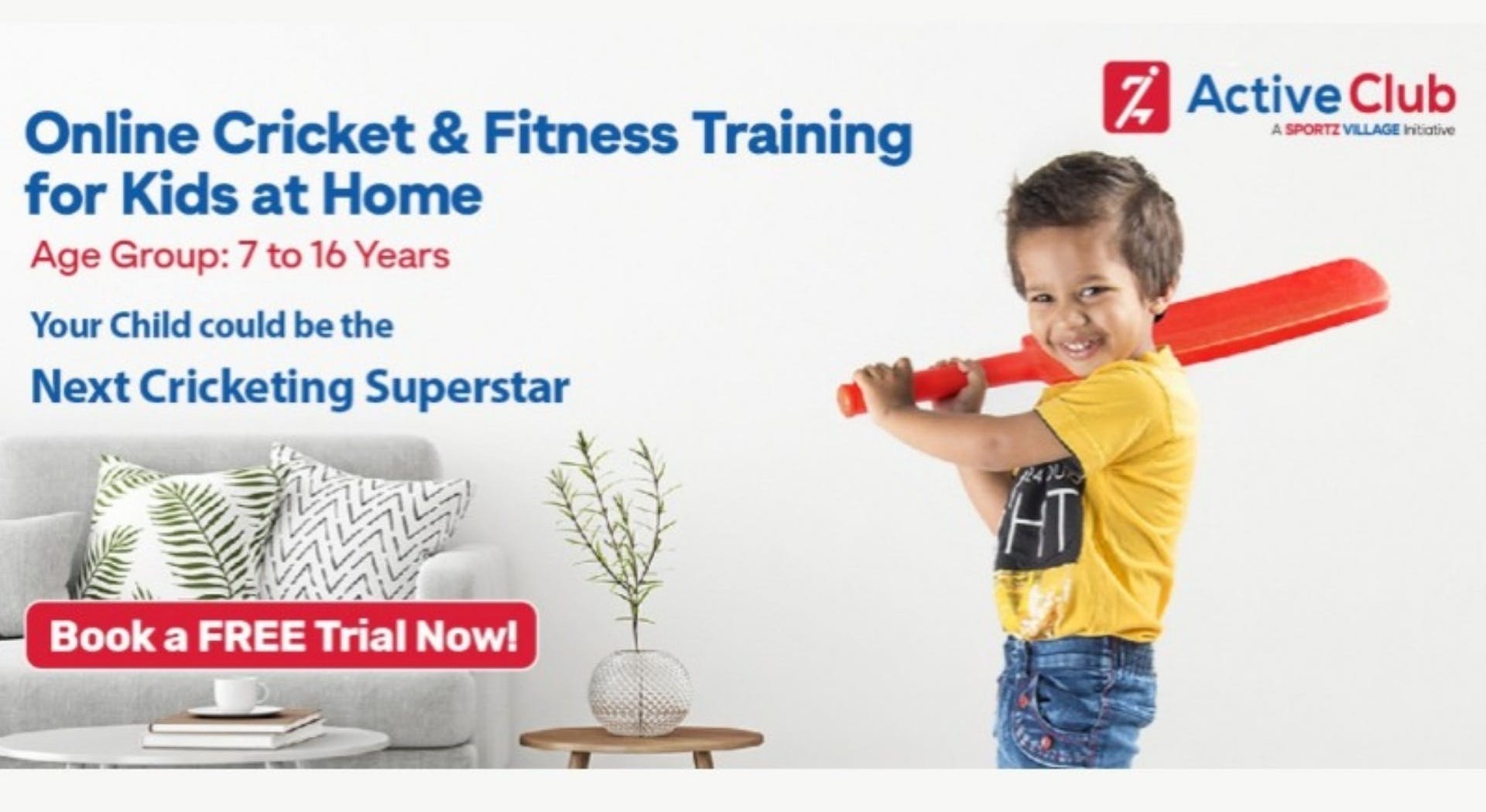 Online Cricket Coaching for Kids at Home Active Club Sport