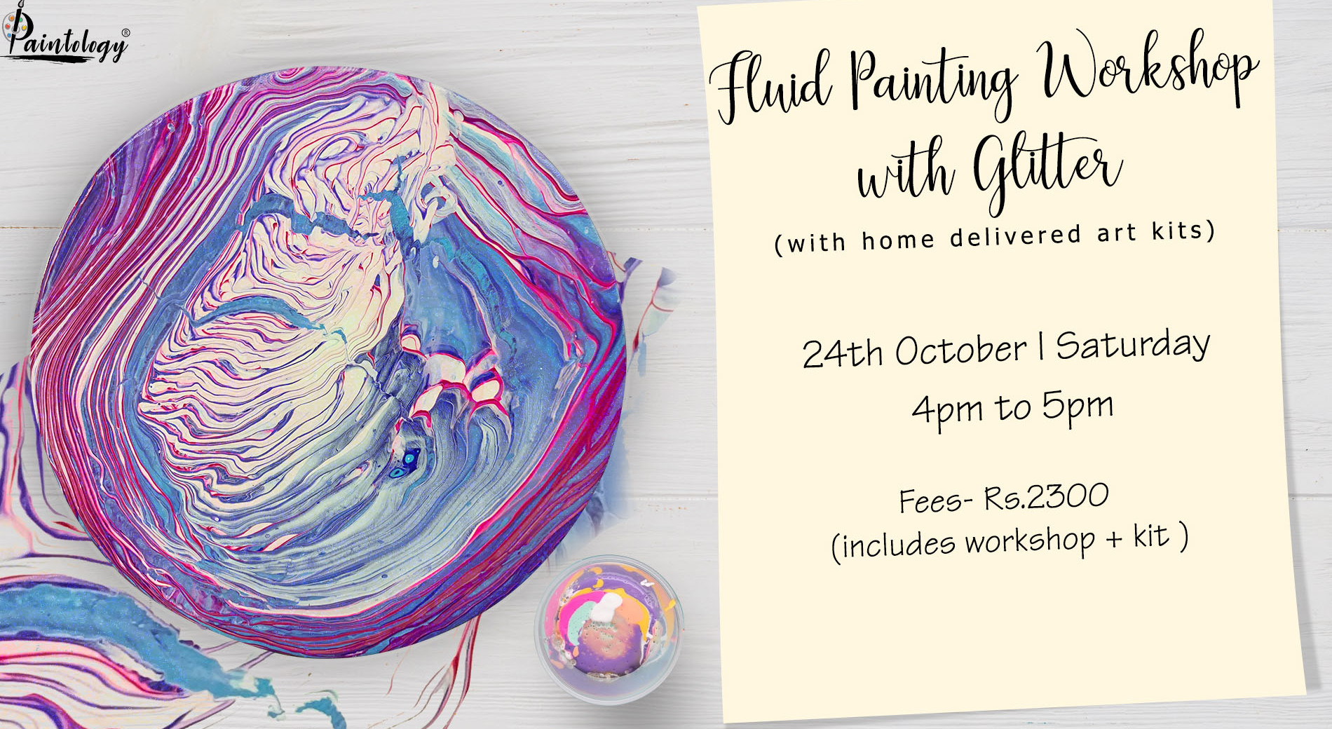 Fluid Art with Paintology Art Kit