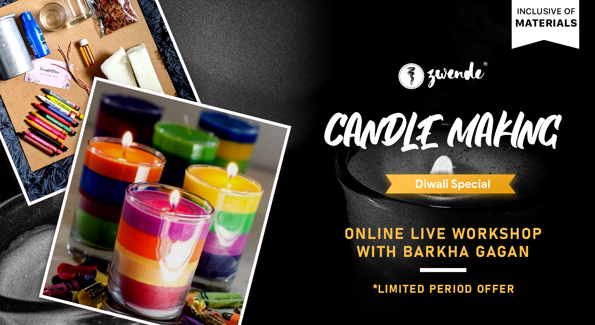 Candle Making Online Live (Material Kit Available)