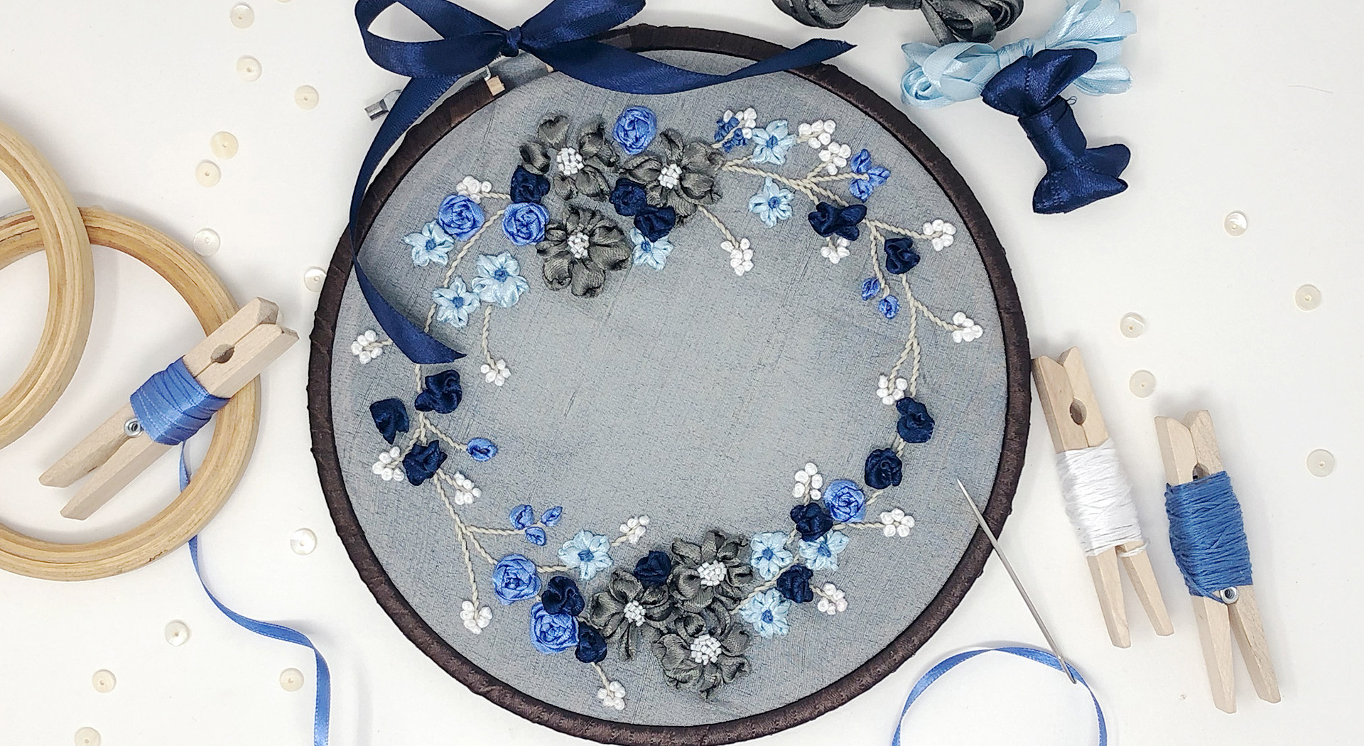 Ribbon embroidery Ribbon embroidery