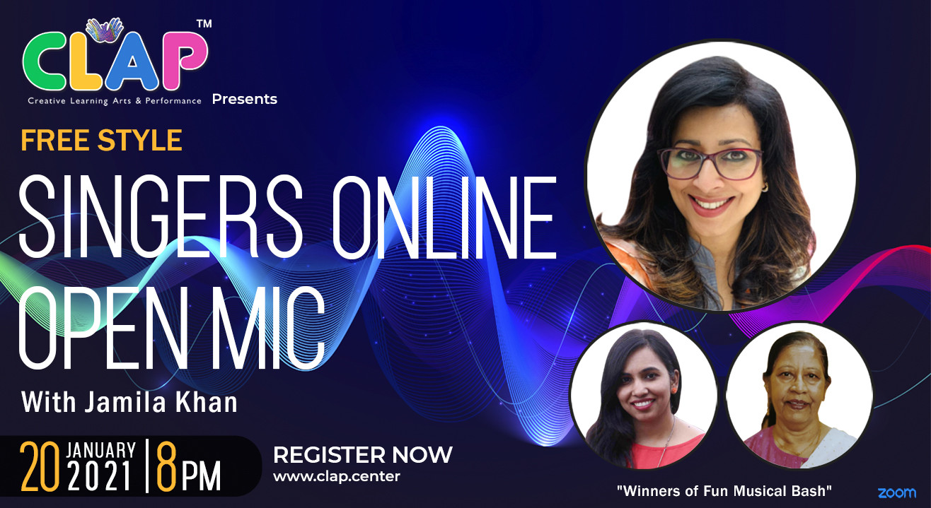 Singers Online Open Mic hosted by Jamila Khan