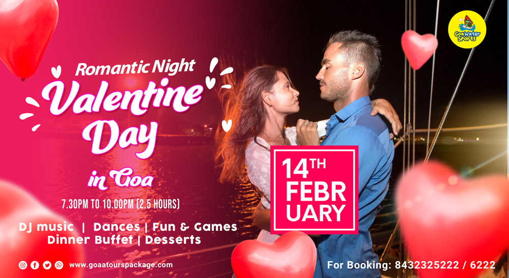 Valentines Day Celebration in Goa on Cruise| 14 February 2021