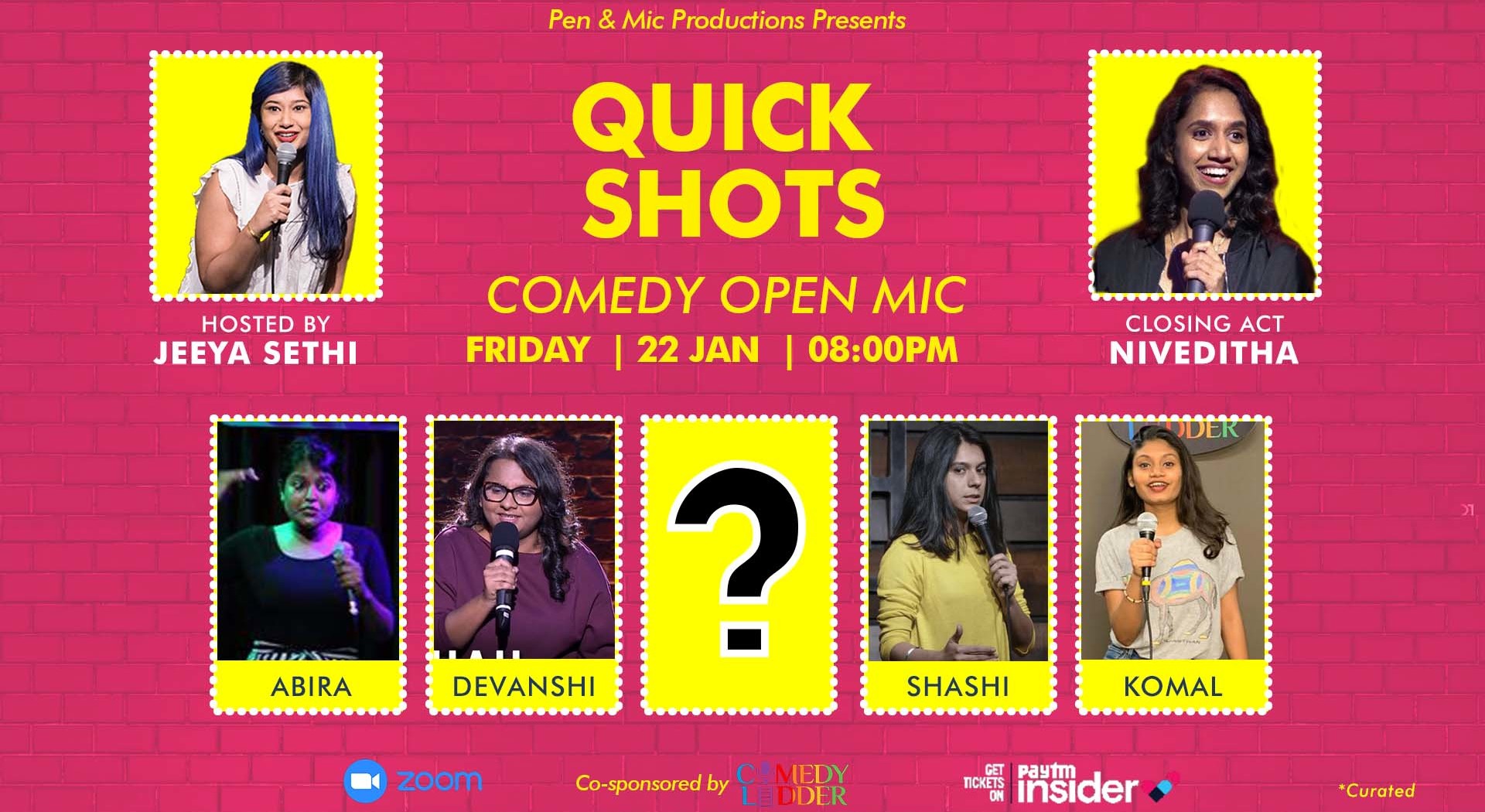 Quick Shots Comedy Open Mic