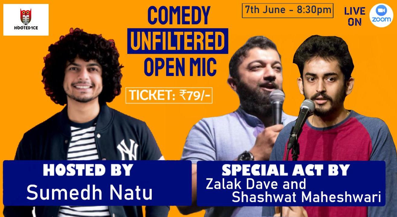 Comedy Unfiltered Open Mic ft. Shashwat Maheshwari and Zalak Dave