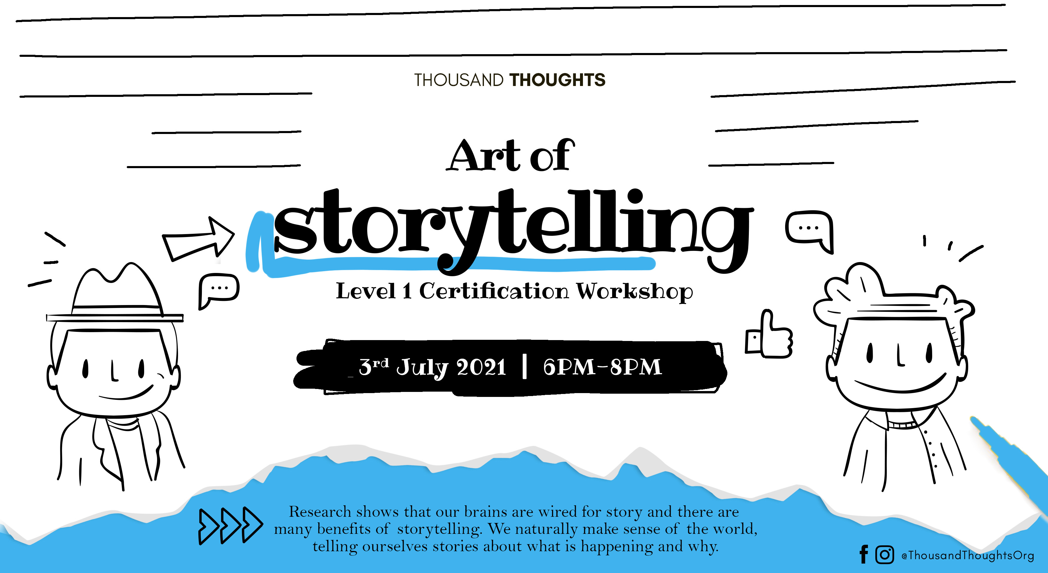 Art Of Storytelling Level 1 Workshop