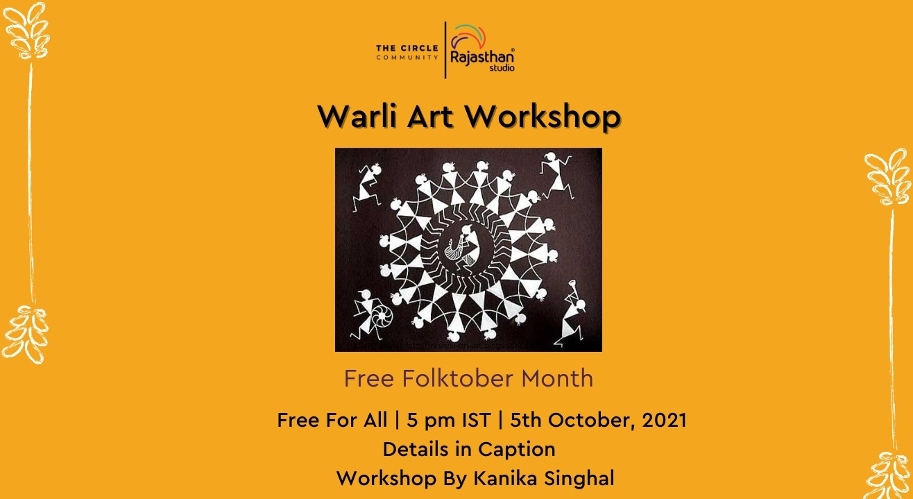 Warli Art workshop- Free folktober Month Special Workshop