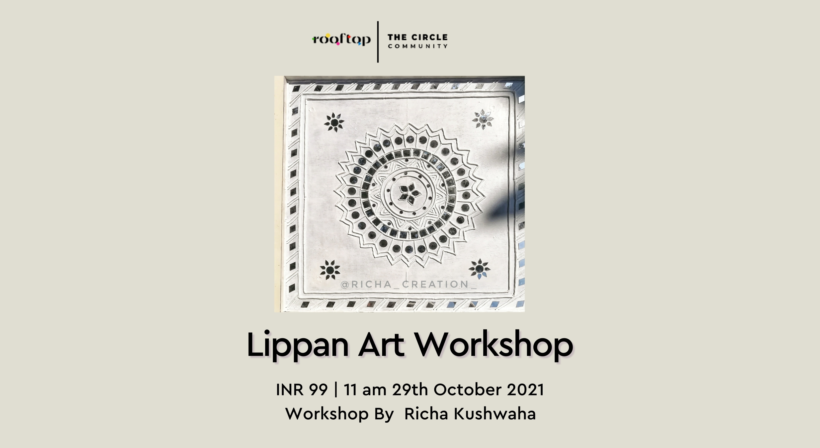 Lippan Art Workshop by Rooftop