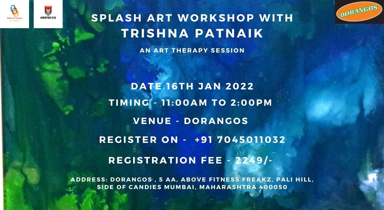 Splash Art with Trishna Patnaik (An Art Therapy Session)
