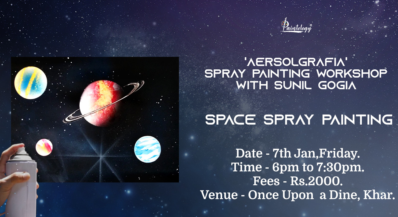 7th Jan Spray Painting by Sunil Gogia X Paintology