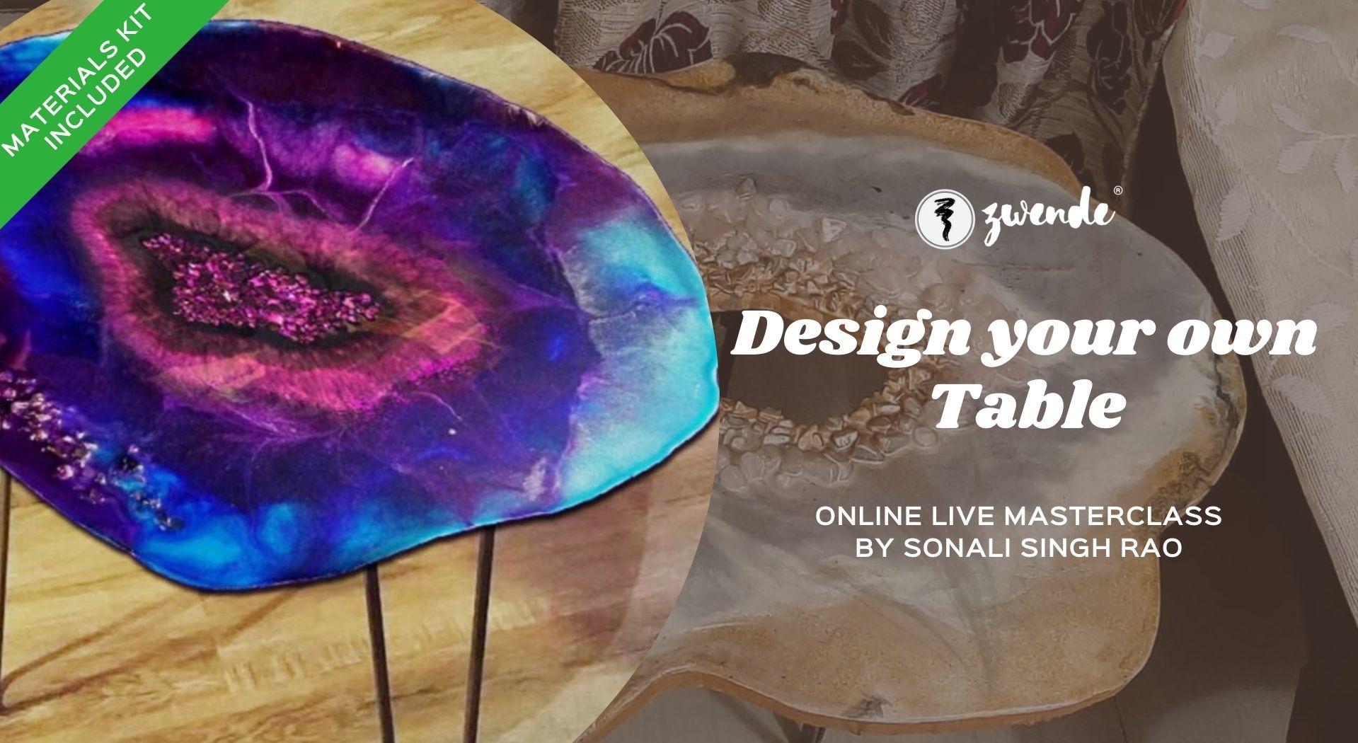 Design your own Table Live Inclusive of Materials]
