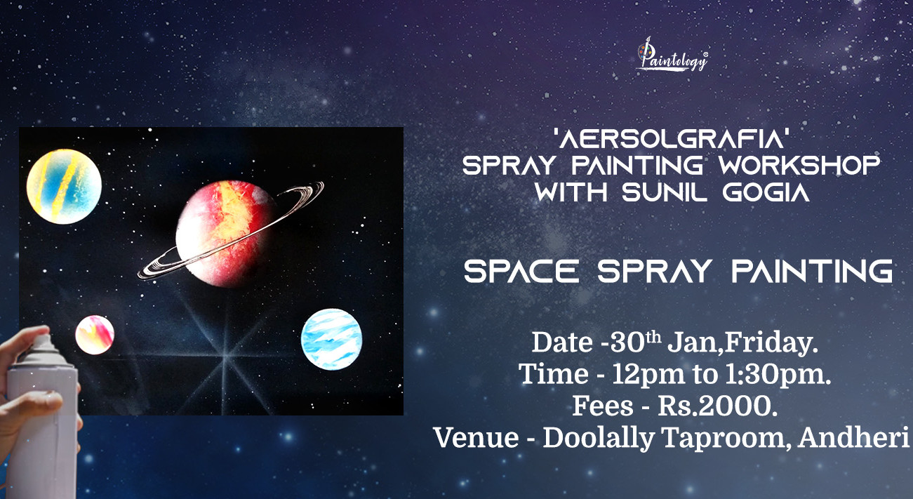 30th Jan Spray Painting by Sunil Gogia X Paintology