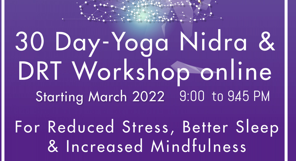 Online workshop on Yoga Nidra and Deep Relaxation Technique (DRT)