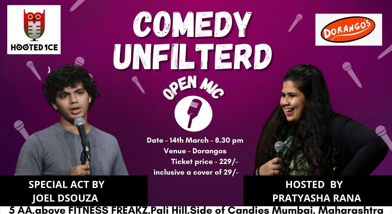 Comedy Unfiltered Open Mic ft. Joel Dsouza