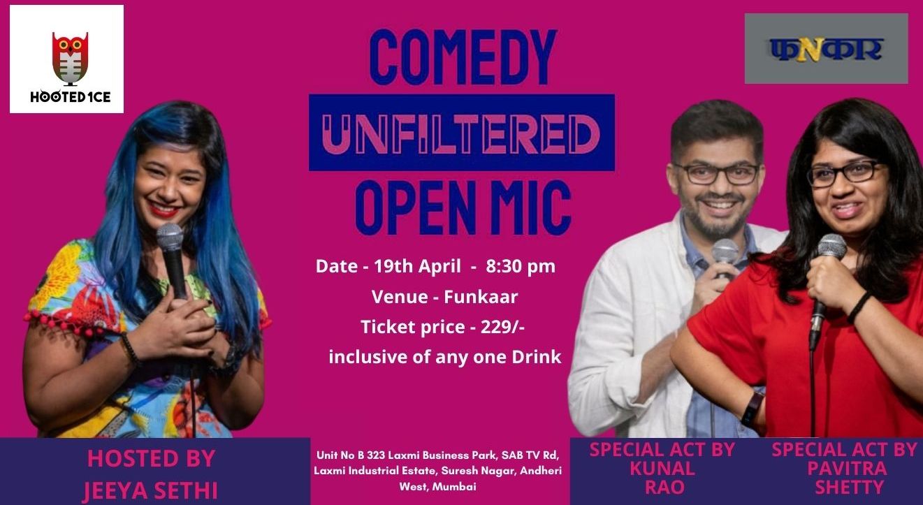 Comedy Unfiltered Open Mic ft. Kunal Rao and Pavitra Shetty