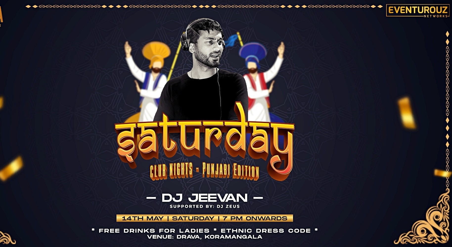 Saturday Bollywood & Punjabi Night at Drava Kormangala