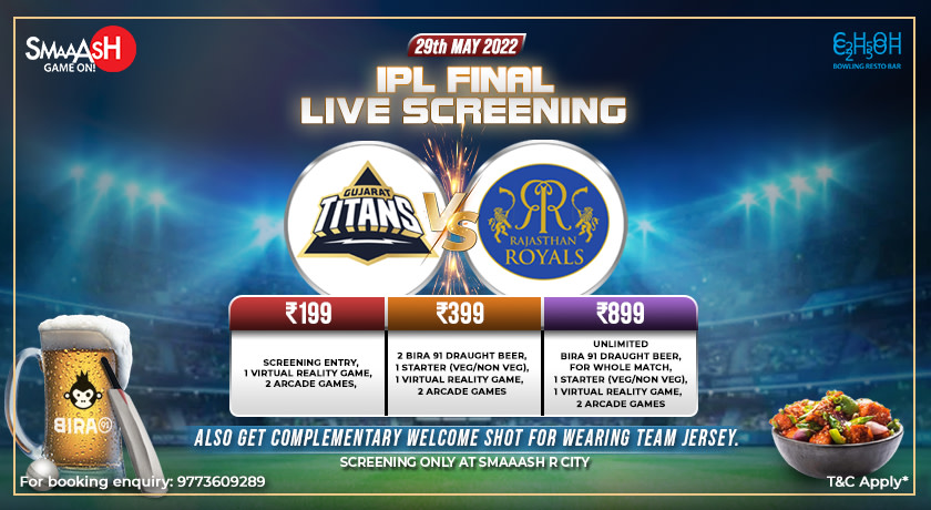 Ipl Final Screening Live At Smaaash R City Mall 