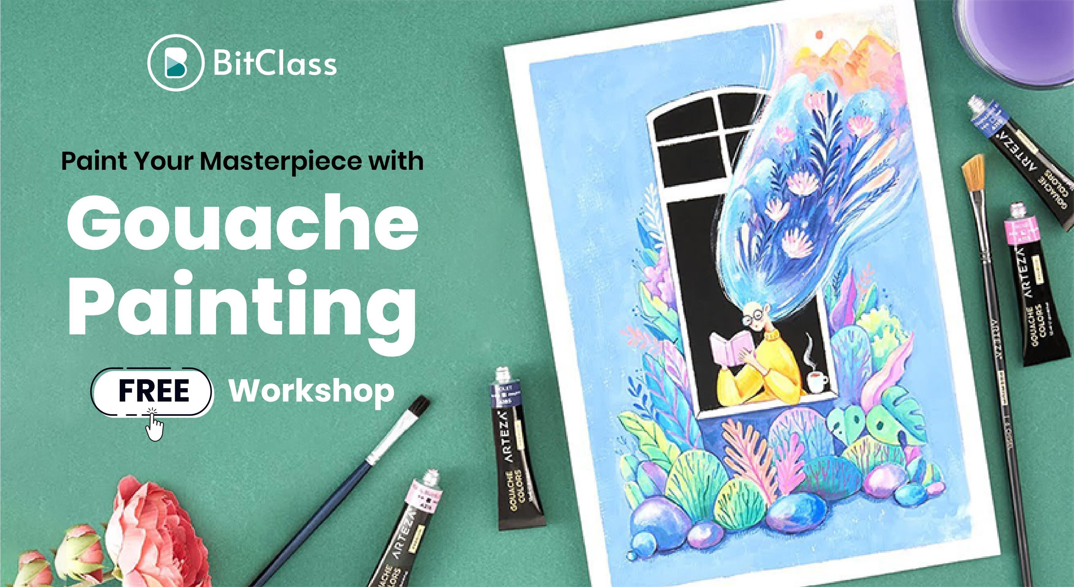 8 Online Gouache Painting Courses for Expressive Illustration
