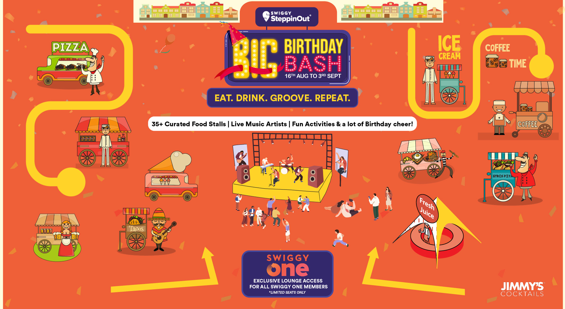 Swiggy S Big Birthday Bash Bangalore