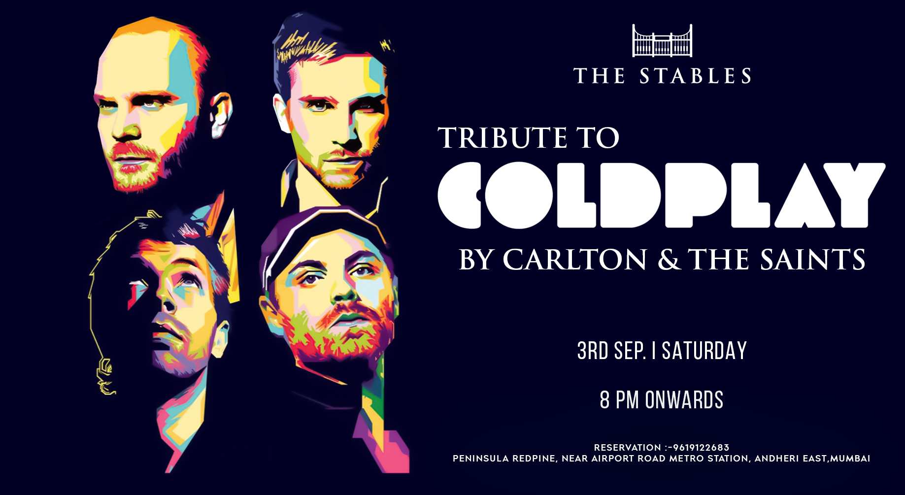 COLDPLAY tribute by Carlton and the Saints!