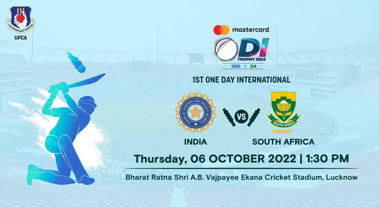 Mastercard Series 1st ODI: India vs South Africa, Lucknow - Cricket Event in Lucknow