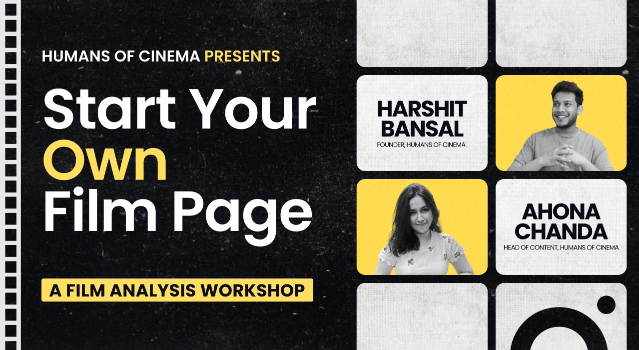 How To Start Your Own Film Page: A 3-Hour Film Analysis Workshop By