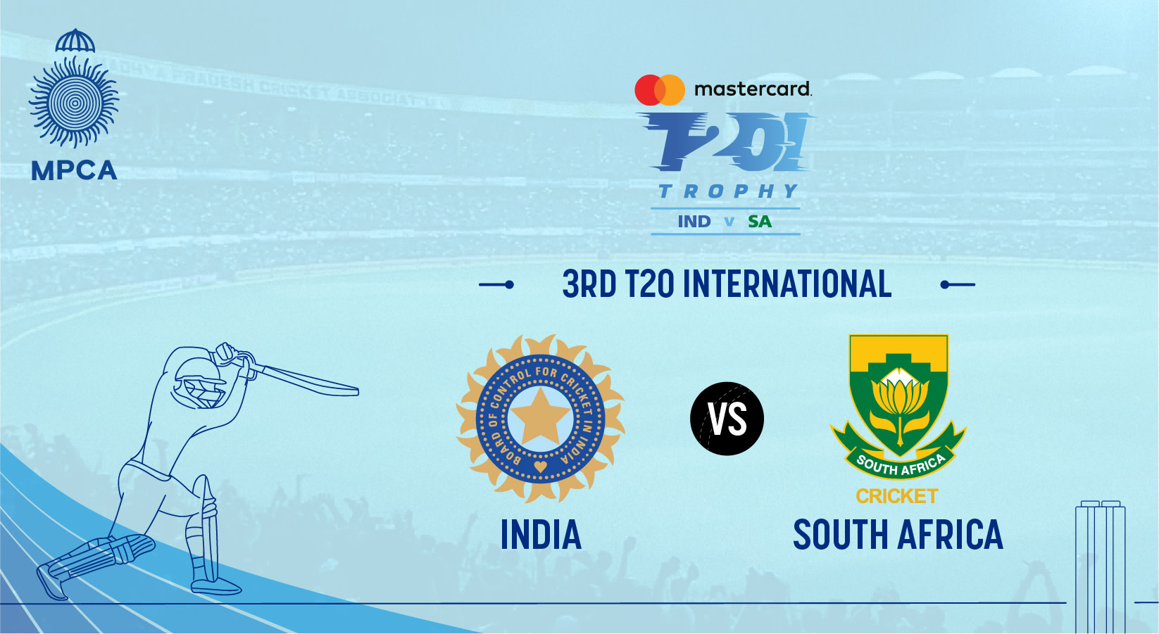 Mastercard T20 Trophy 3rd T20I India v South Africa, Indore General