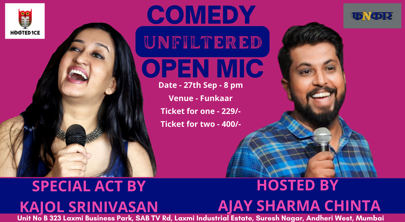 Comedy Unfiltered Open Mic ft. Kajol Srinivasan