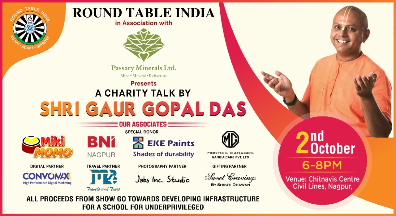 A Charity Talk Show by Shri Gaur Gopal Das