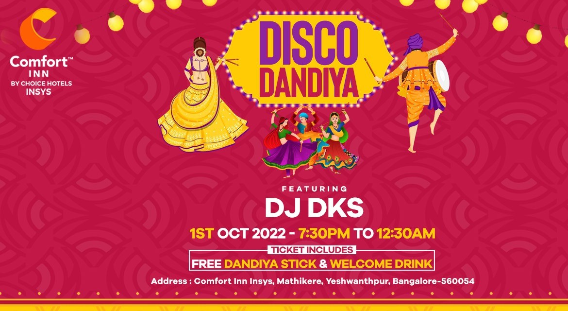 Disco Dandiya Night At Comfort Inn Insys Hotel Navratri