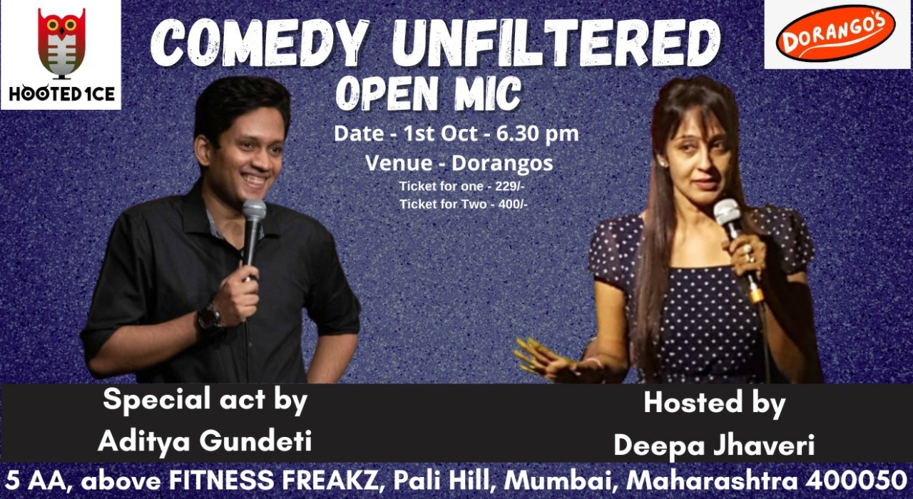 Comedy Unfiltered Open Mic ft. Aditya Gundeti