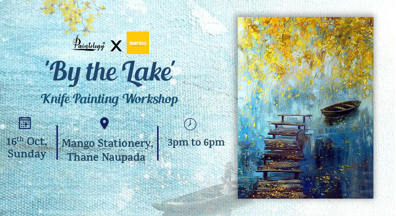 16th Oct 'By the Lake' Knife Painting