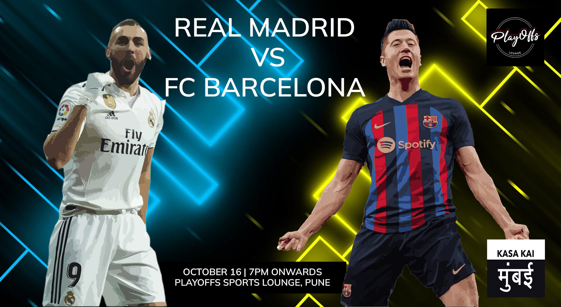 Football Fan Meet - Real Madrid Vs Barcelona - Playoffs Pune