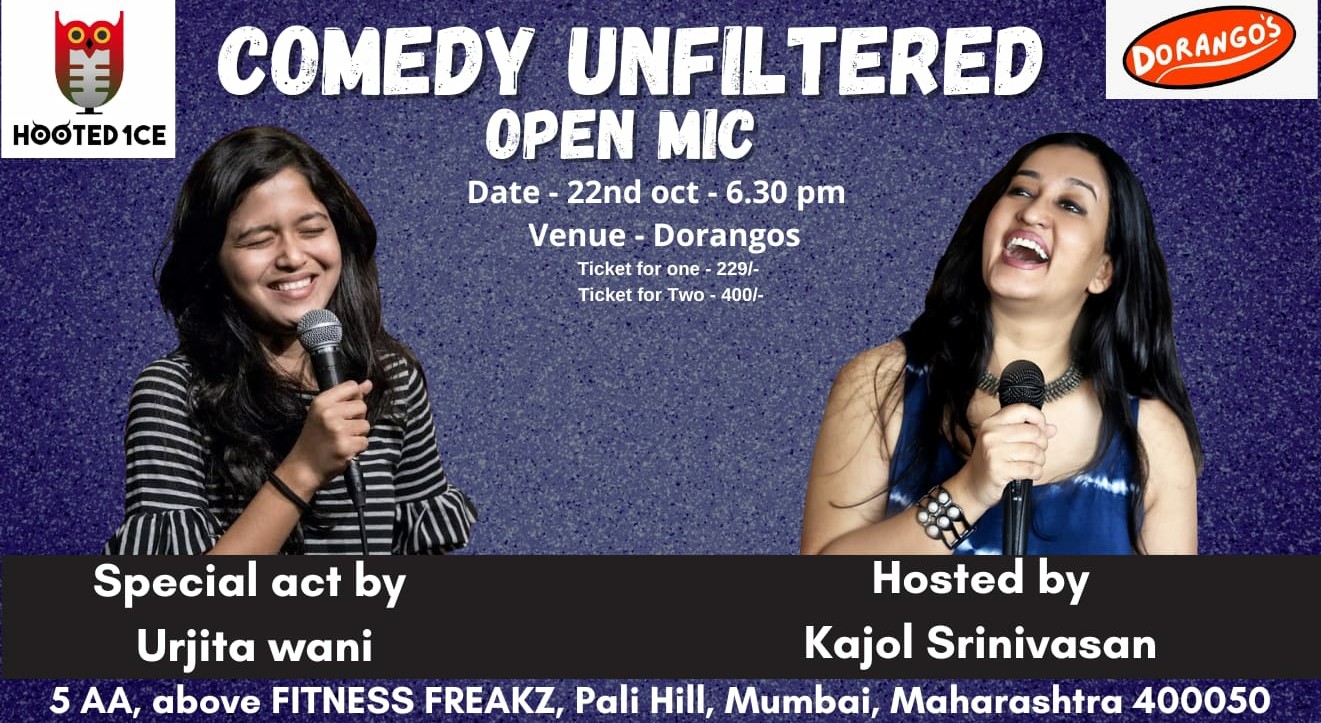 Comedy Unfiltered Open Mic ft. Urjita Wani