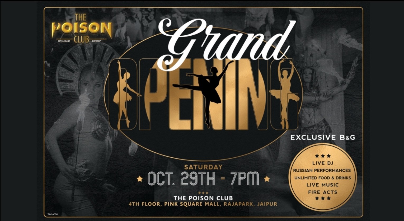 Grand Opening The Poison Club
