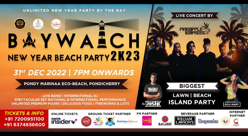 BAY WATCH 2K23 – A New Year Party by the Bay | NYE 2023