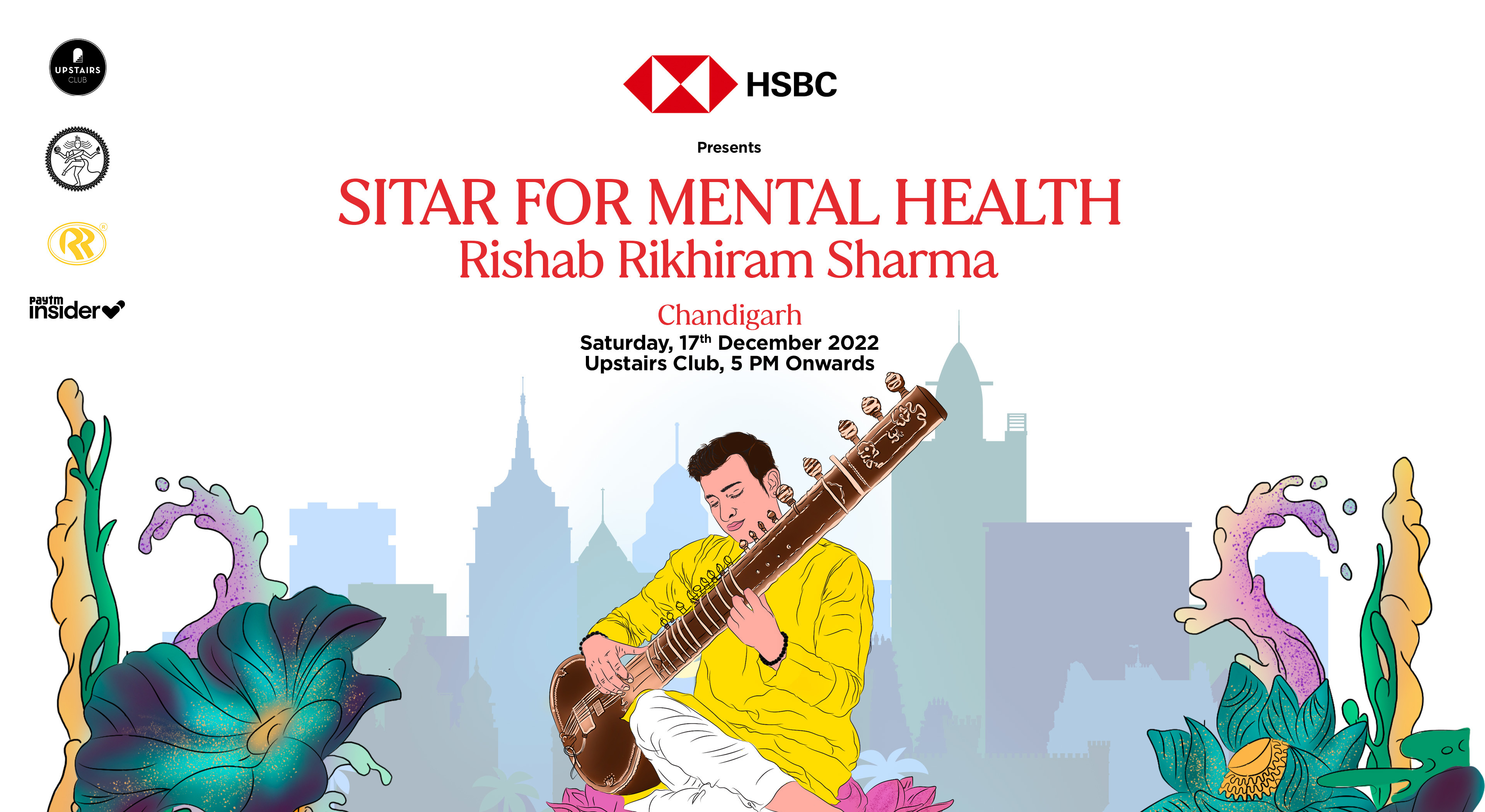 HSBC presents 'Sitar for Mental Health' by Rishab Rikhiram Sharma at
