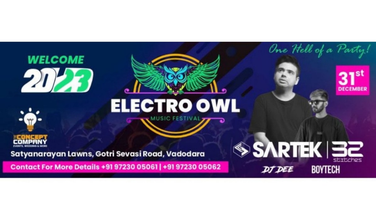 ELECTRO OWL MUSIC FESTIVAL NYE VADODARA