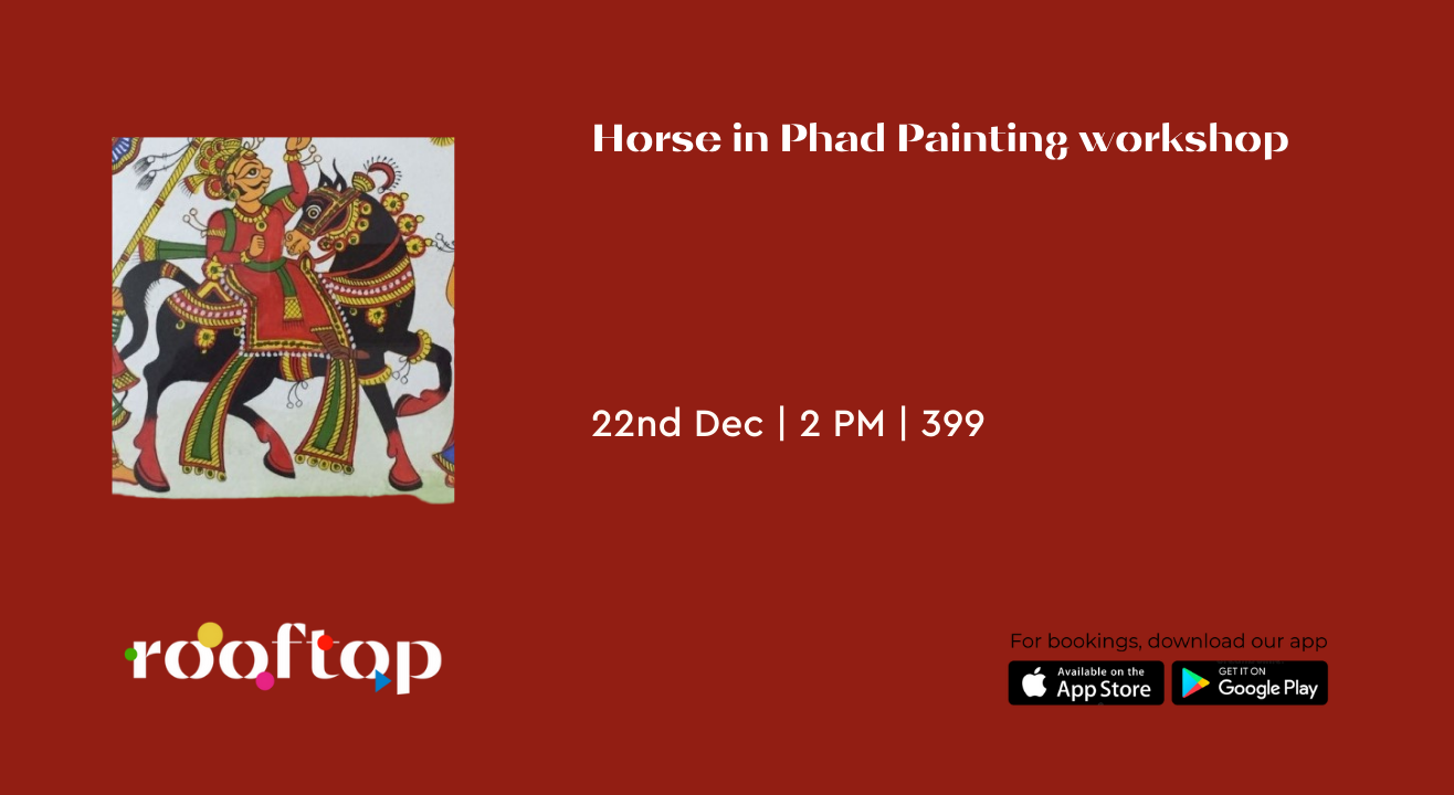 Horse in Phad Painting