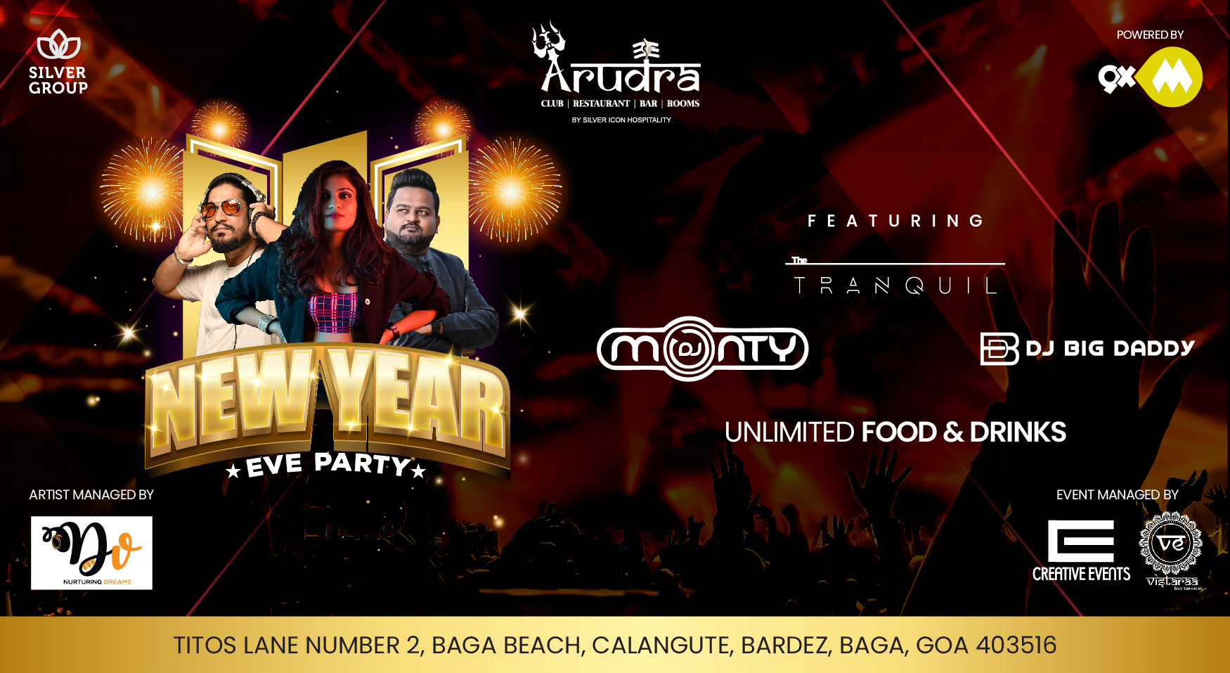 ROAR ON THE SHORE - Goa's Biggest NYE Party | NYE 2023