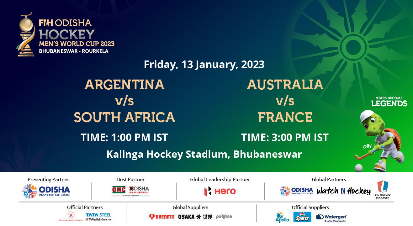 FIH Odisha Hockey Mens World Cup 2023 Bhubaneswar-Rourkela Bhubaneswar - Day 01