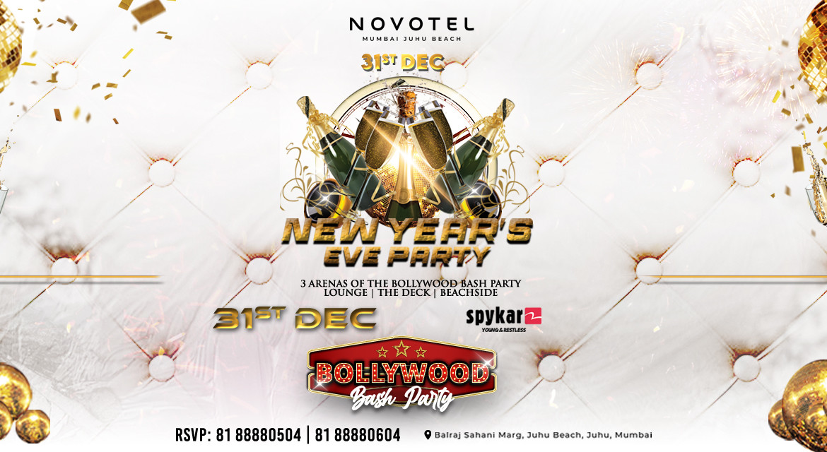 Novotel Juhu New Year's Eve Bollywood Bash NYE 2023