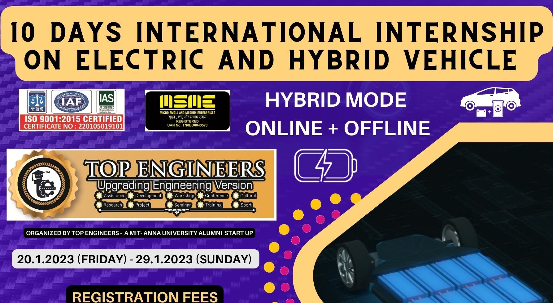 Electric & hybrid online vehicle technology international