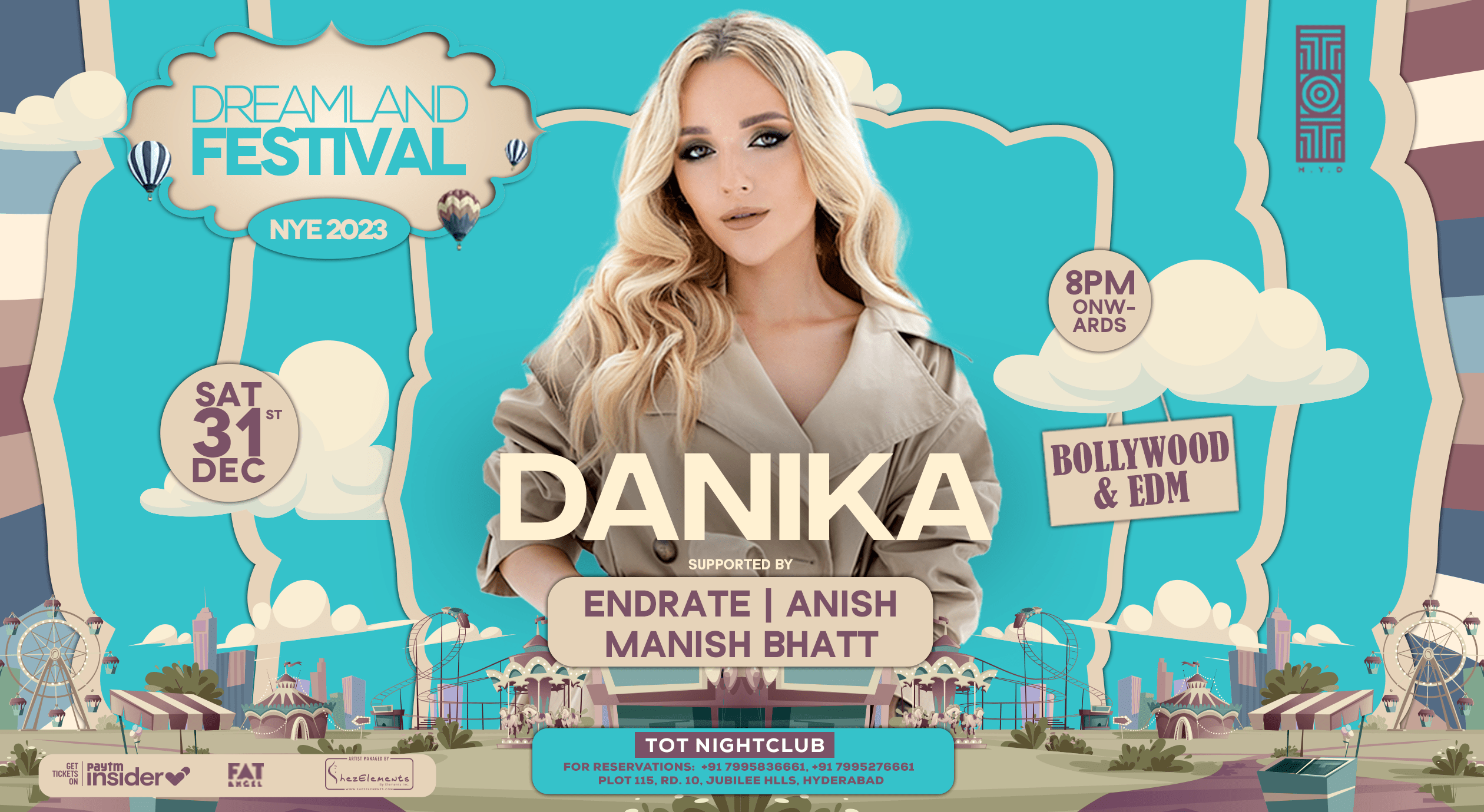 Dreamland Festival ft. Danika, Endrate, Anish, Manish Bhatt | NYE 2023