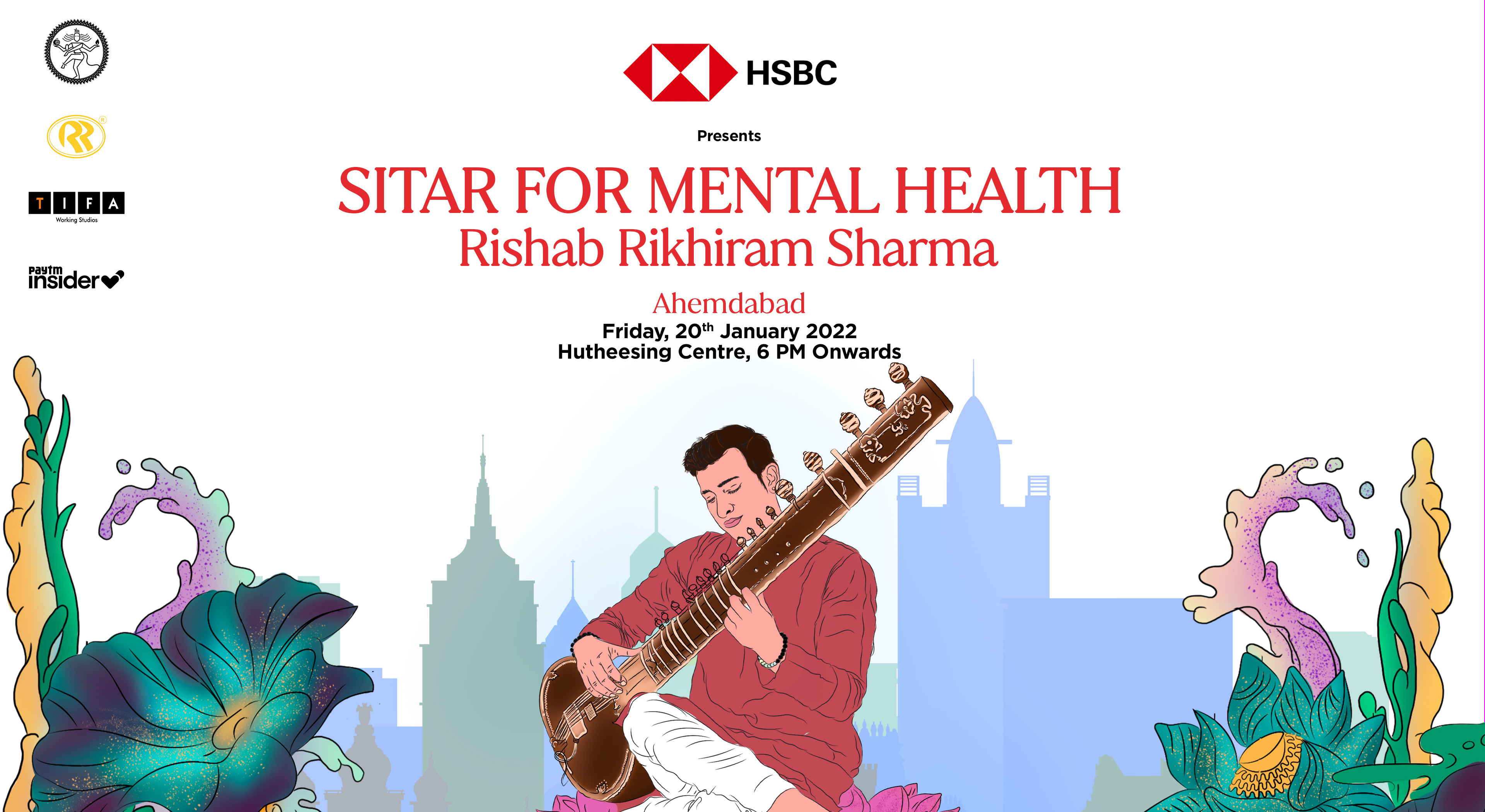 HSBC presents 'Sitar for Mental Health' by Rishab Rikhiram Sharma at