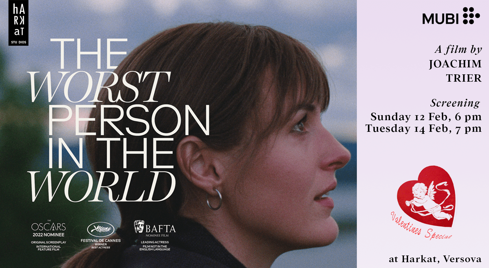 Film Screening (Valentines' Day Special) : The Worst Person In The World - The Worst Person In The World Movie Streaming