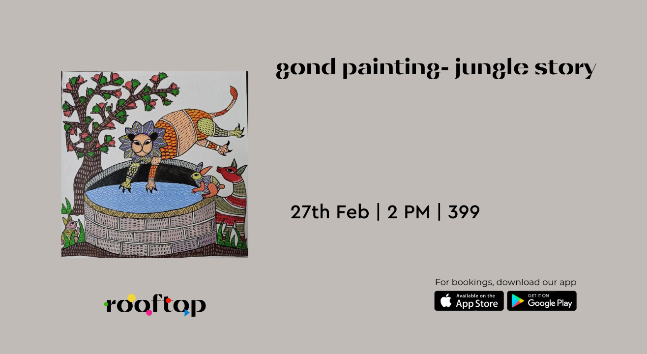 Gond Painting Jungle Story