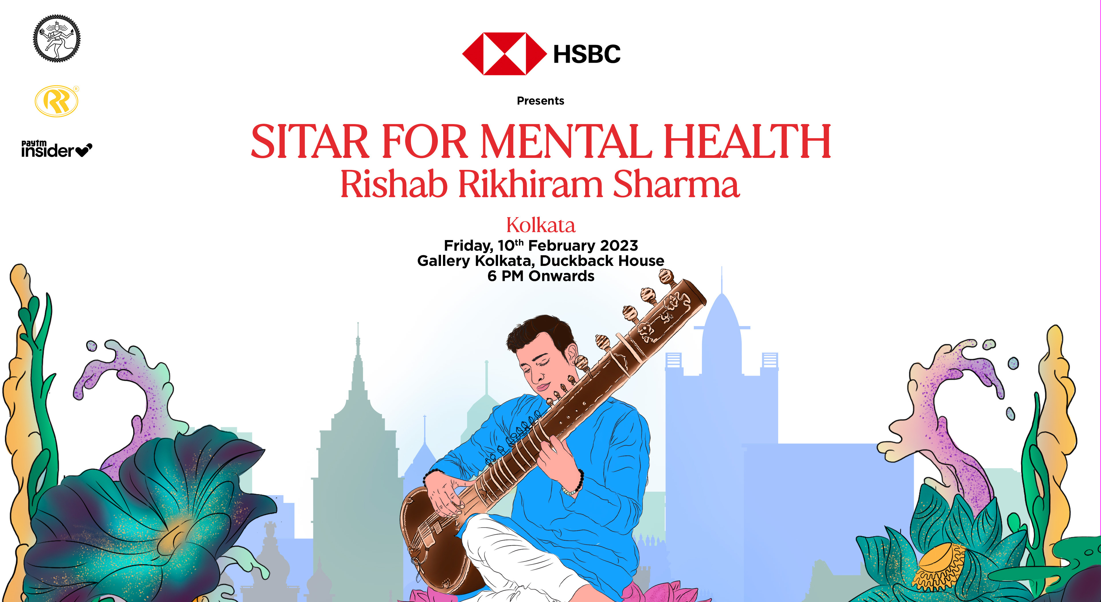 HSBC presents 'Sitar for Mental Health' by Rishab Rikhiram Sharma at
