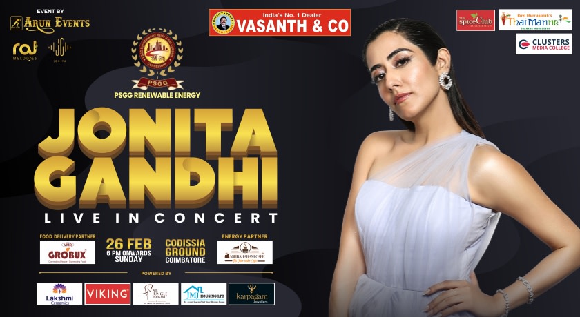 Jonita Gandhi Live in Concert | Coimbatore