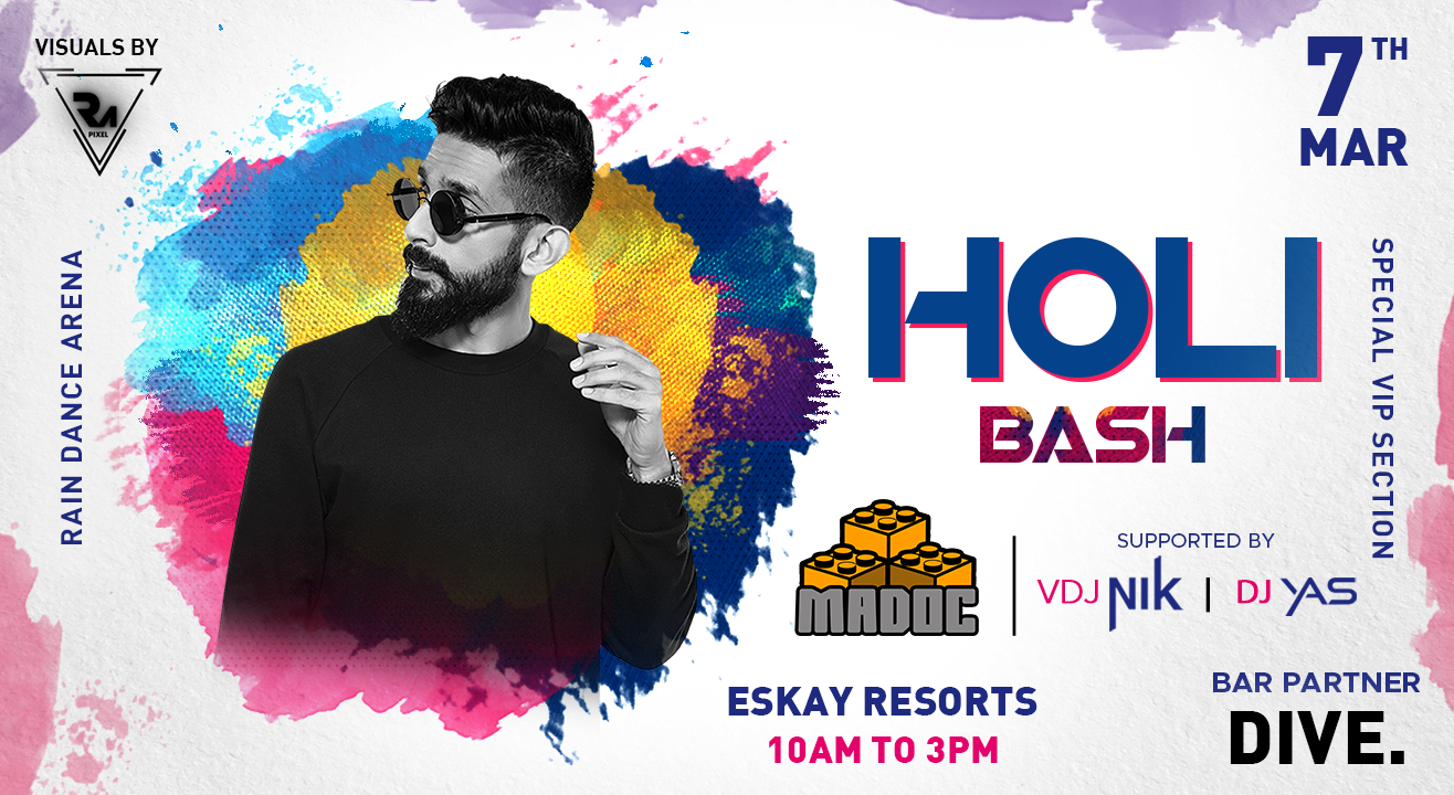 Holi Bash ft. DJ Madoc | Holi 2023