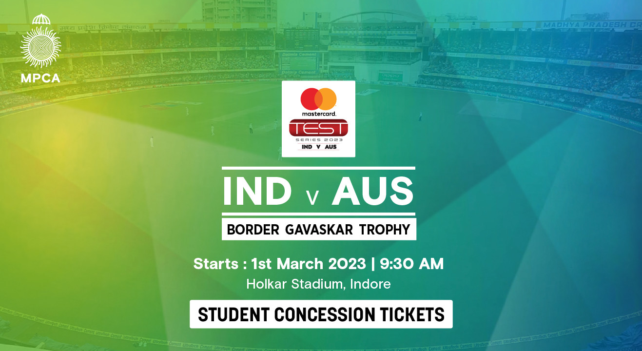 Student Concession Season Ticket Mastercard Series, 3rd Test India vs